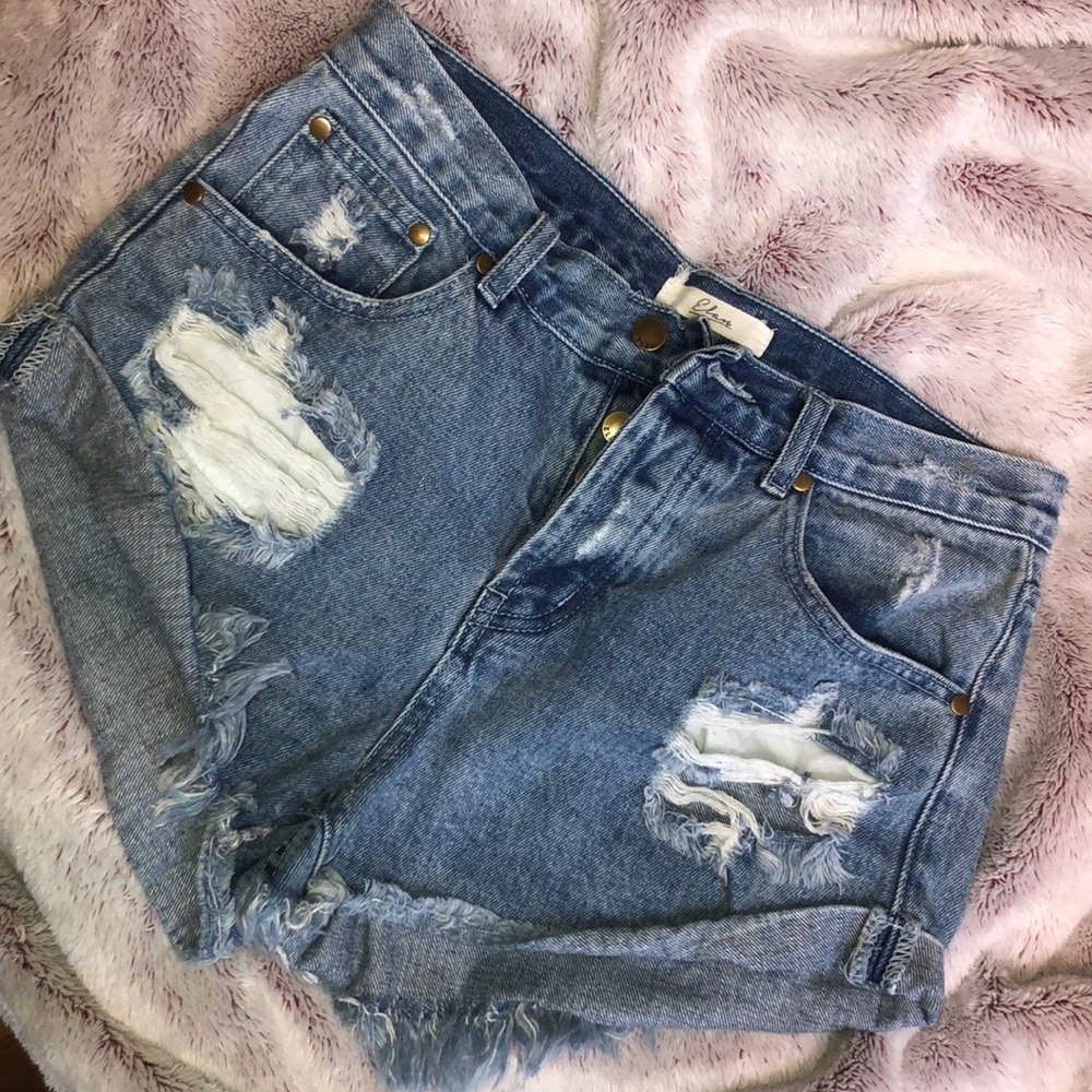 High rise shorts